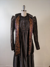 Load image into Gallery viewer, c. 1890 Silk "Seal" Plush Jacket