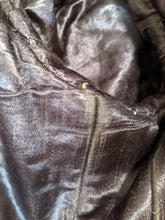 Load image into Gallery viewer, c. 1890 Silk "Seal" Plush Jacket