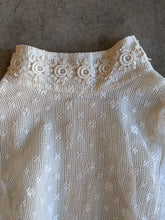 Load image into Gallery viewer, 1900s Cream Lace Shirt-Waist | Crescent Moon Collar