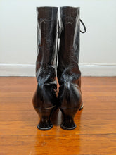 Load image into Gallery viewer, 1920s Black Lace Up Boots | Approx Sz 6-6.5