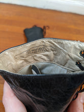 Load image into Gallery viewer, 1920s Black Lace Up Boots | Approx Sz 6-6.5