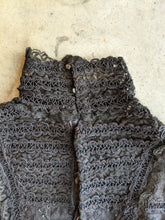 Load image into Gallery viewer, 1900s Black Lace Shirt-Waist