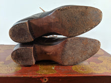Load image into Gallery viewer, c. 1910s-1920s Brown Lace Up Boots | Approx Sz 8