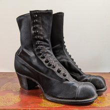 Load image into Gallery viewer, Early 1910s Side Button Silk Boots | Approx Sz 5