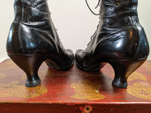 Load image into Gallery viewer, c. 1910s-1920s Black Lace Up Boots | Approx Sz 7