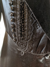 Load image into Gallery viewer, c. 1910s Black Silk Suit | Jacket + Skirt