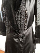 Load image into Gallery viewer, c. 1910s Black Silk Suit | Jacket + Skirt