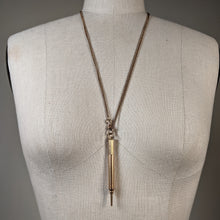 Load image into Gallery viewer, c. 1890s-1900s "Magic" Pencil on Long Guard Chain