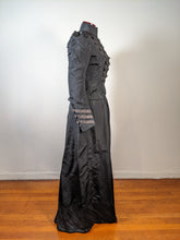 Load image into Gallery viewer, 1890s Black Dress | Bodice + Skirt
