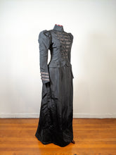 Load image into Gallery viewer, 1890s Black Dress | Bodice + Skirt