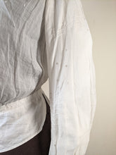 Load image into Gallery viewer, 1900s White Embroidered Shirt-Waist