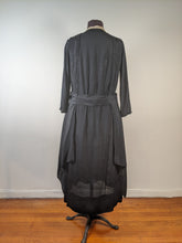 Load image into Gallery viewer, c. 1919-1920 Black Silk Dress
