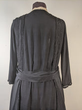 Load image into Gallery viewer, c. 1919-1920 Black Silk Dress