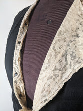 Load image into Gallery viewer, c. 1919-1920 Black Silk Dress