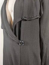 Load image into Gallery viewer, c. 1920s Black Silk Jacket