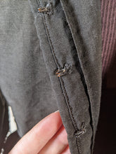 Load image into Gallery viewer, 1900s Green + Black Embroidered Shirt-Waist