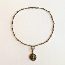 Load image into Gallery viewer, Victorian Silver Owl Necklace