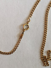 Load image into Gallery viewer, 19th c. 14k Gold Onyx Star Pendant + Chain
