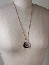 Load image into Gallery viewer, 19th c. 14k Gold Onyx Star Pendant + Chain