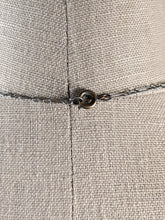 Load image into Gallery viewer, Art Deco Green Glass Rhodium Plated Necklace