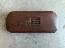 Load image into Gallery viewer, 1910s-1920s Amber Tinted Willson Glasses in Case