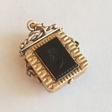 Load image into Gallery viewer, Late 19th c. Double Sided Locket | Bloodstone + Onyx