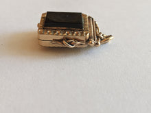 Load image into Gallery viewer, Late 19th c. Double Sided Locket | Bloodstone + Onyx