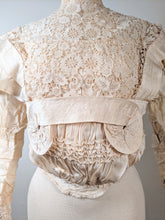 Load image into Gallery viewer, c. 1900 Silk Lace Bodice