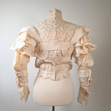 Load image into Gallery viewer, c. 1900 Silk Lace Bodice
