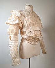 Load image into Gallery viewer, c. 1900 Silk Lace Bodice