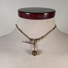 Load image into Gallery viewer, 19th c. Gold Filled Watch Chain / Necklace + Ball Fob