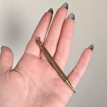 Load image into Gallery viewer, Early 20th c. Telescoping Pencil Pendant