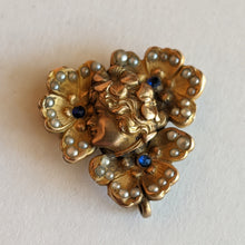 Load image into Gallery viewer, c. 1890s-1900s Art Nouveau Watch Pin