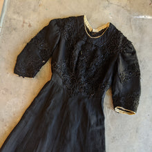 Load image into Gallery viewer, 1908-1909 Beaded Silk Gown