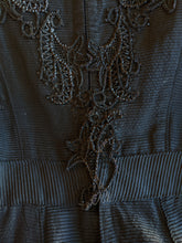 Load image into Gallery viewer, 1908-1909 Beaded Silk Gown