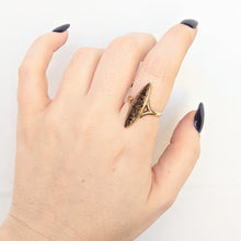 Load image into Gallery viewer, 19th c. 10k Agate Ring | Sz 7.5