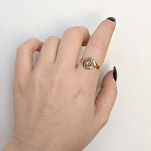 Load image into Gallery viewer, c. 1910s 18k Gold + Platinum Diamond Ring