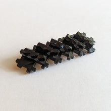 Load image into Gallery viewer, 1910s-1920s Thermoplastic + French Jet Brooch