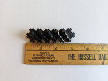 Load image into Gallery viewer, 1910s-1920s Thermoplastic + French Jet Brooch