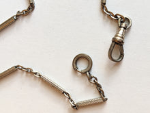 Load image into Gallery viewer, 19th c. 12k White Gold Filled Chain | 14"