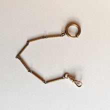 Load image into Gallery viewer, 19th c. Gold Filled Short Watch Chain | 7"