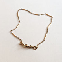 Load image into Gallery viewer, 19th c. Gold Filled Watch Chain Necklace