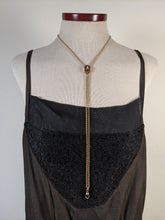 Load image into Gallery viewer, 19th c. Gold Filled Rolo Chain w/ Cameo Slide