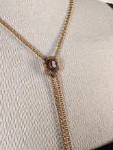 Load image into Gallery viewer, 19th c. Gold Filled Rolo Chain w/ Cameo Slide