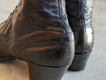 Load image into Gallery viewer, c. 1910s Black Lace Up Boots | Approx 6.5-7