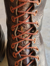 Load image into Gallery viewer, c. 1940s Tall Brown Leather Boots | Approx 7.5-8