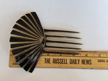 Load image into Gallery viewer, Art Deco Celluloid Hair Comb | 5" Fan