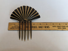 Load image into Gallery viewer, Art Deco Celluloid Hair Comb | 5" Fan