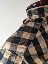 Load image into Gallery viewer, c. 1870s Silk Taffeta Check Bodice | Study + Display