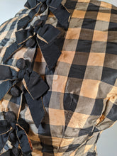 Load image into Gallery viewer, c. 1870s Silk Taffeta Check Bodice | Study + Display